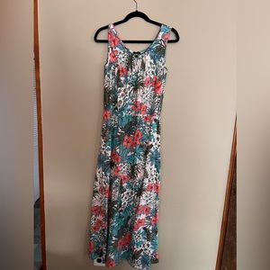 NWT Talbots stretchy flower dress